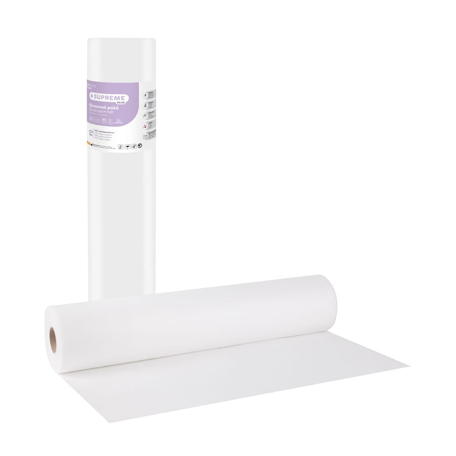 10600089_1.jpg Εξεταστικό ρολό Supreme plus Non Woven 20gr Λευκό 58cmx70cm - Image 1