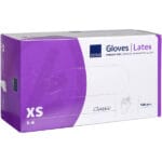 Εξεταστικά Γάντια Latex Classic Χωρίς Πούδρα XSmall Natural