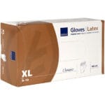 Εξεταστικά Γάντια Latex Classic Χωρίς Πούδρα XLarge Natural