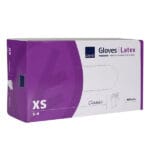 Εξεταστικά Γάντια Latex Classic ελαφρώς πουδραρισμένα XSmall Natural