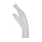 Γάντια Soft Care βινυλίου λευκό Large με πούδρα (100 τεμ) - Image 2