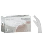 Γάντια Soft Care βινυλίου λευκό XLarge χωρίς πούδρα (100 τεμ)