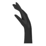Γάντια Latex Soft Care χωρίς πούδρα μαύρα Small (100τεμ) - Image 2