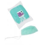 Σκουφία non woven δετή (Πράσινο)