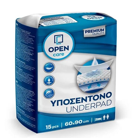50300002_1.jpg Υποσέντονα Open Care Premium 60x90cm 15τεμ. - Image 1