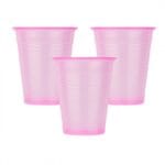 Οδοντιατρικό ποτηράκι φούξια 180ml (100 τεμ)