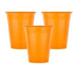 Οδοντιατρικό ποτηράκι πορτοκαλί 180ml (100 τεμ)