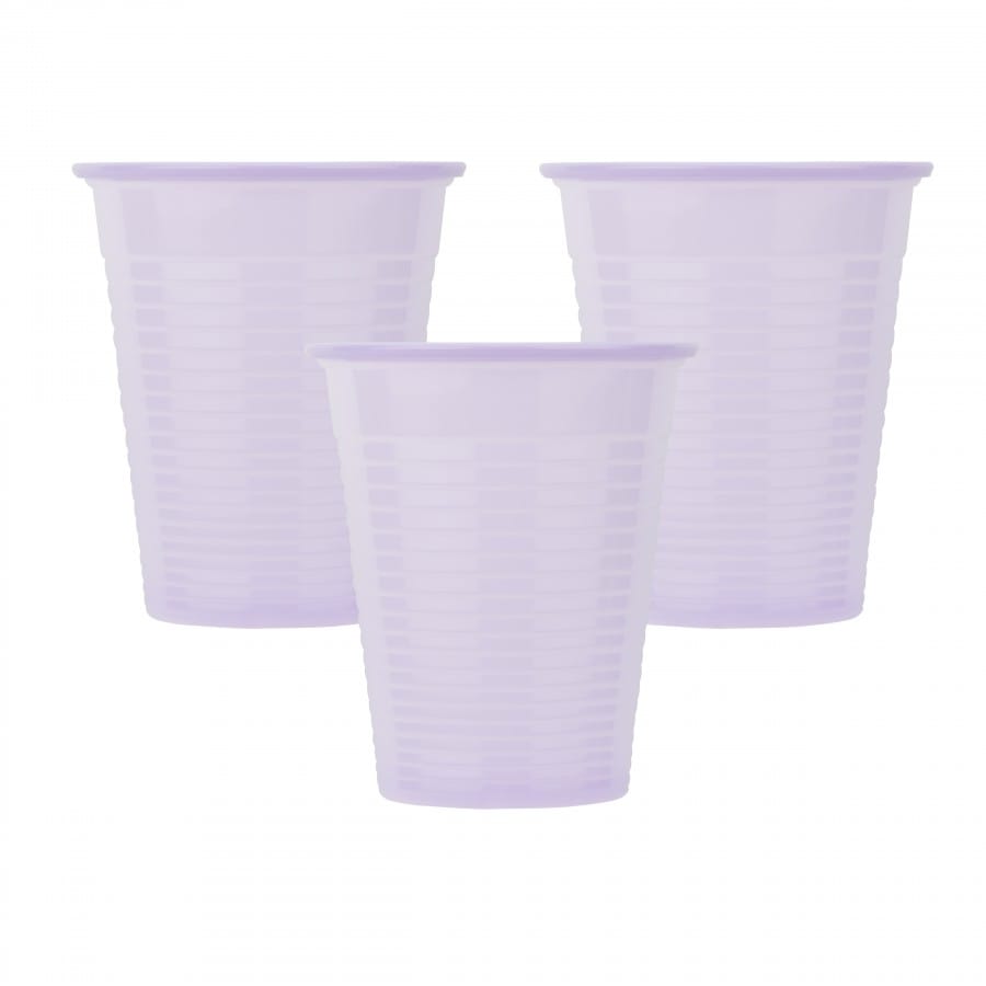 90400009_1.jpg Οδοντιατρικό ποτηράκι μωβ 180ml (100 τεμ) - Image 1