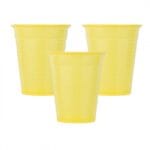 Οδοντιατρικό ποτηράκι κίτρινο 180ml (100 τεμ)