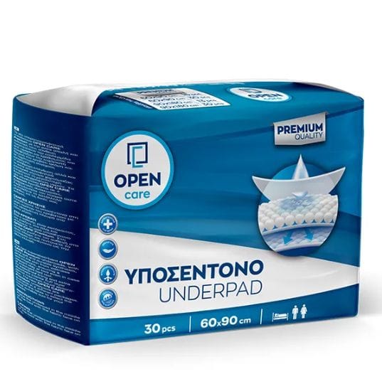 50300003_1.jpg ΥΠΟΣΕΝΤΟΝΟ OPEN CARE PREMIUM 60X90 60γρ. 30τεμ. - Image 1