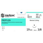Ράμμα κόπτουσα ανάστροφη 3/8 κύκλου 19mm 3/0 45cm μπλε