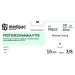 Ράμμα κόπτουσα ανάστροφη 3/8 κύκλου 16mm 3/0 45cm άχρωμο