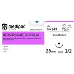 Ράμμα στρογγυλό 1/2 κύκλου 26mm 3/0 75cm άχρωμο