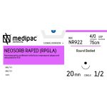 Ράμμα στρογγυλό 1/2 κύκλου 20mm 4/0 75cm άχρωμο