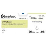 Ράμμα κόπτουσα ανάστροφη 3/8 κύκλου 16mm 4/0 45cm άχρωμο